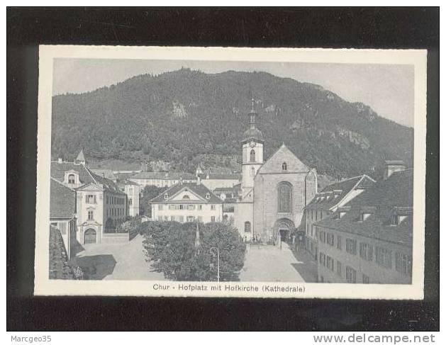 Chur Hofplatz Mit Hofkirche édit.photoglob N° 03852 - Coire