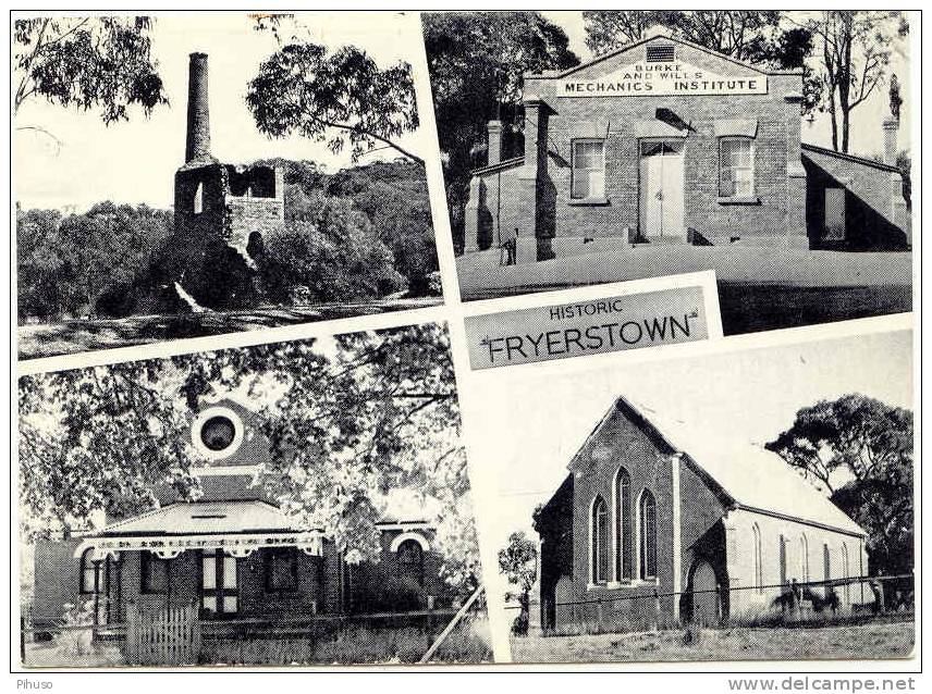 AUS-14   FRYERSTOWN : 4-picture Postcard - Other & Unclassified