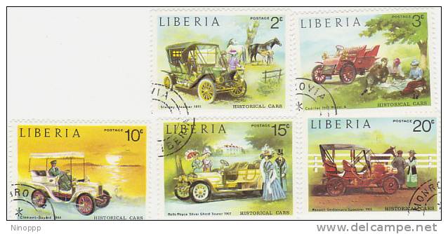 Liberia-Historical Cars Used Set - Cars
