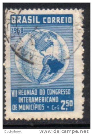 BRAZIL   Scott #  884  F-VF USED - Used Stamps