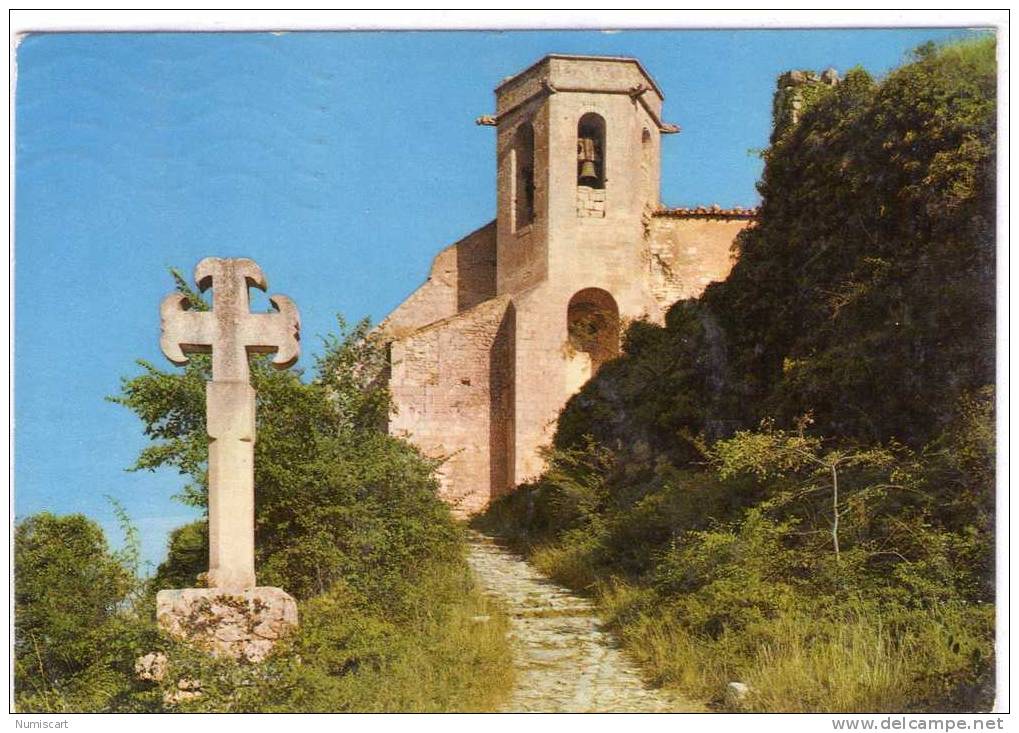 Oppede-le-Vieux..belle Vue De L'église Notre-Dame-d'Alidon - Oppede Le Vieux