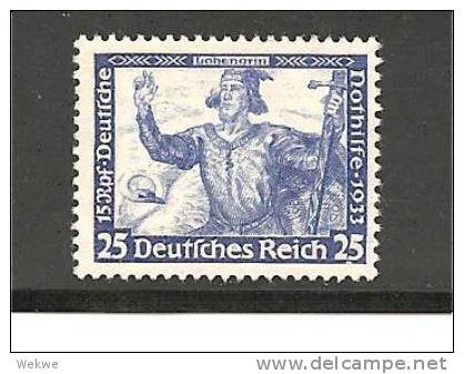 III-Mi.Nr.506**/ (1933) Wagner, 25 Pfg. - Ungebraucht