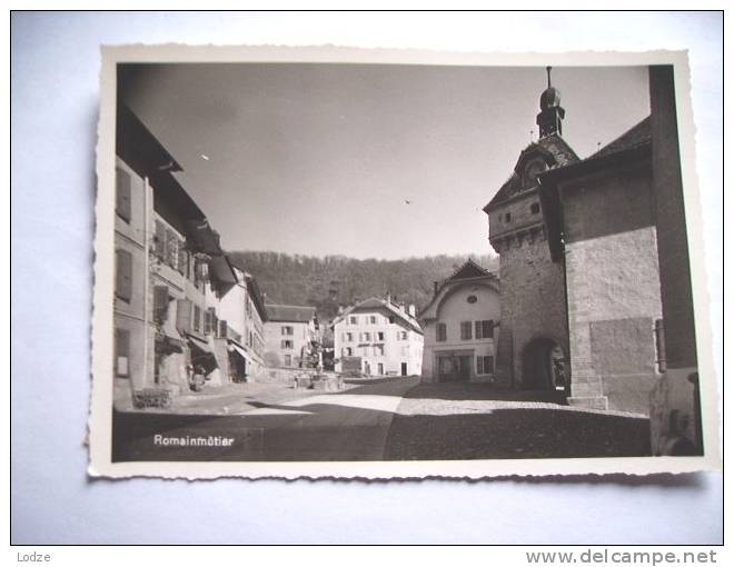 Zwitserland Suisse Schweiz Vaud Romainmotier Zentrum Alt - Romainmôtier-Envy