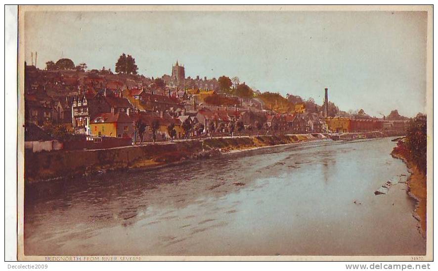 Z7001 England Bridgnorth From The River Severn Not Used 1911 Perfect Shape - Shropshire