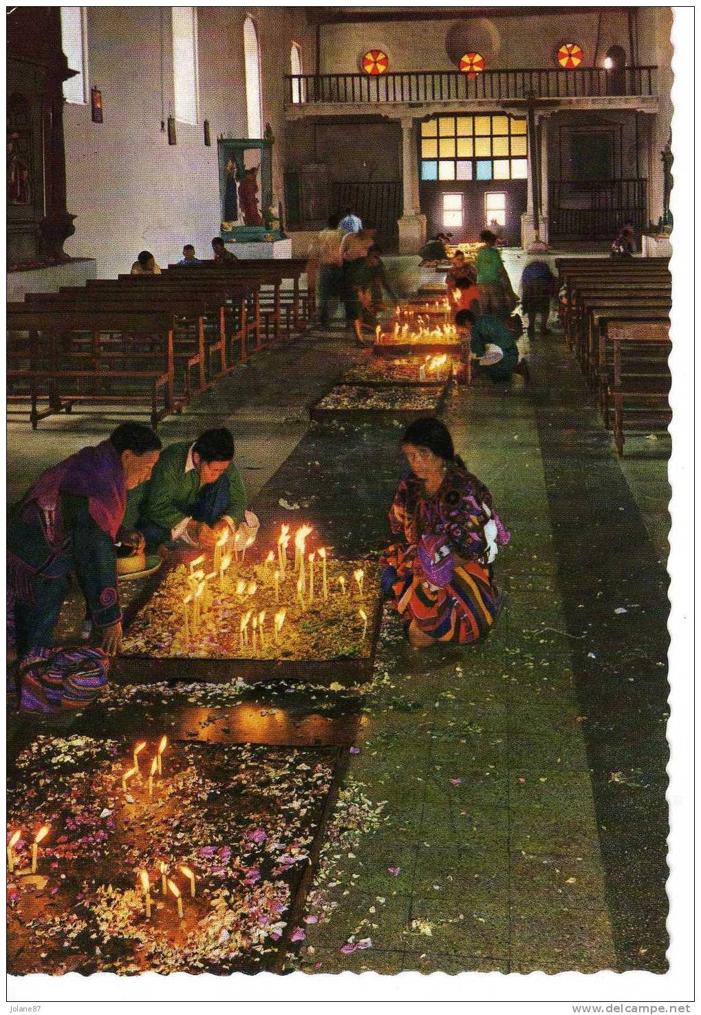 CPM        GUATEMALA         INTERIOR IGLESIA DE SANTO TOMAS         CHICHICASTENANGO         EGLISE ST TOMAS - Guatemala