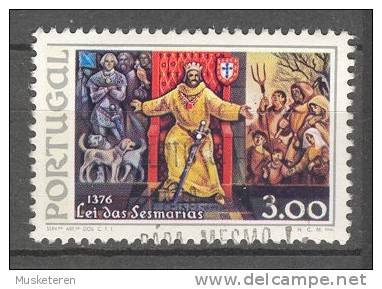 Portugal 1976 Mi. 1316y  3.00 (E) Bodenrecht Ground Rights "Sesmarias" König Fernando - Used Stamps