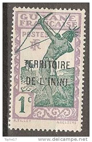 C - ININI  - 1932 - Y&T 1  - Neuf * - Unused Stamps