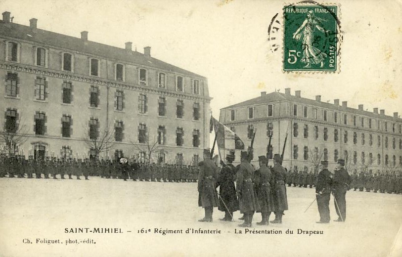 Saint Mihiel - Caserne - Présentation Drapeau - 161 Régiment Infanterie - Saint Mihiel