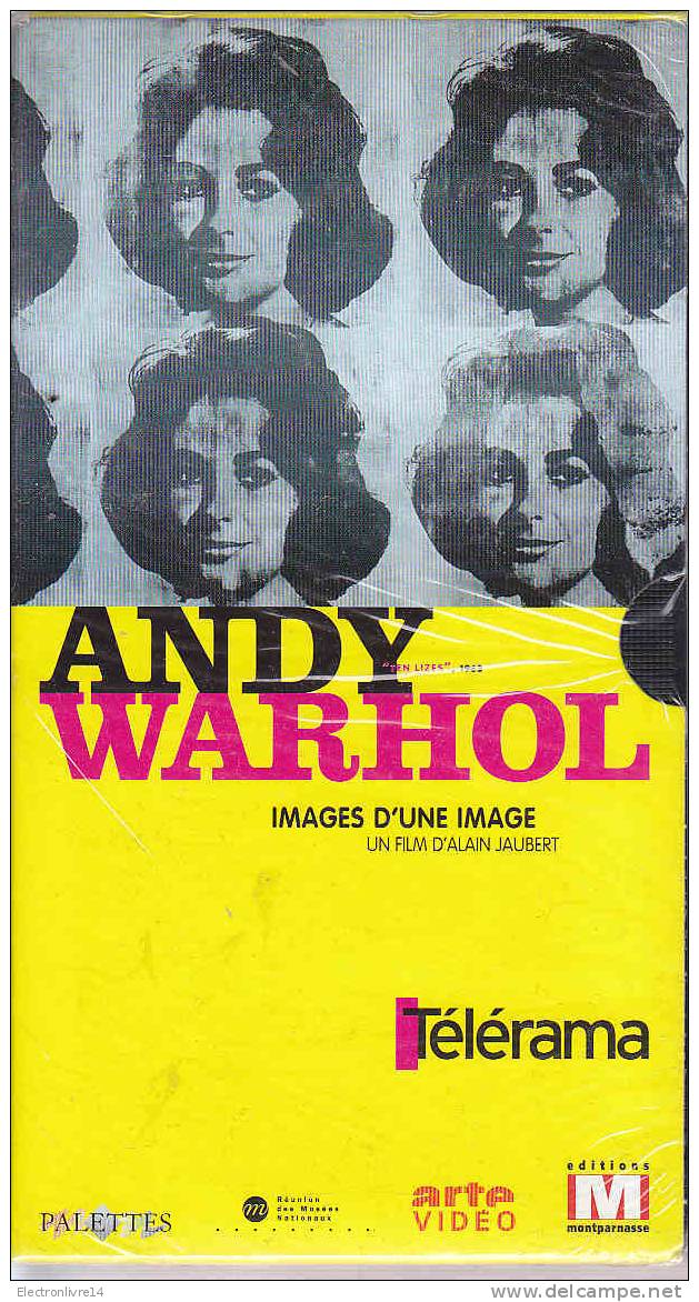 Vhs Sous Blister Andy Warhol Image D´une Image Film De Jaubert Telerama Arte - Documentaire