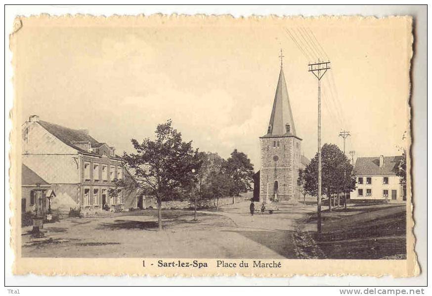 13846 - Sart-lez-Spa  - La Place Du Marché - Jalhay