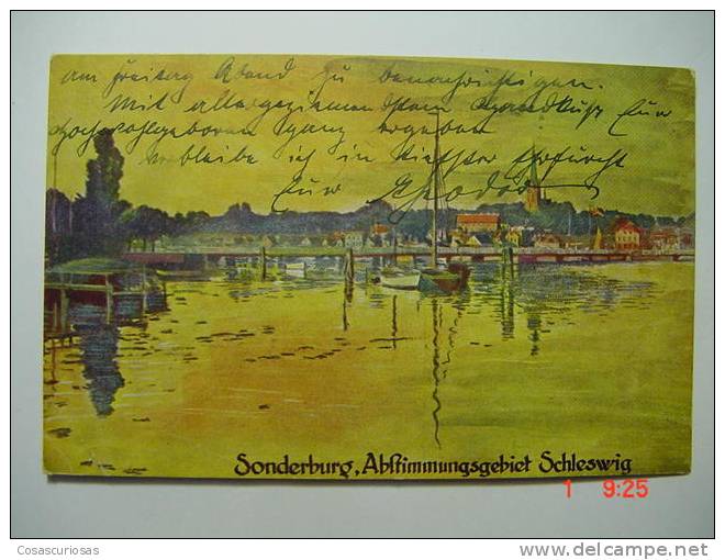 5462  GERMANY DEUTSCHLAND SONDERBURG  SCHLESWIG POLITIK YEARS  1910  OTHERS IN MY STORE - Schleswig