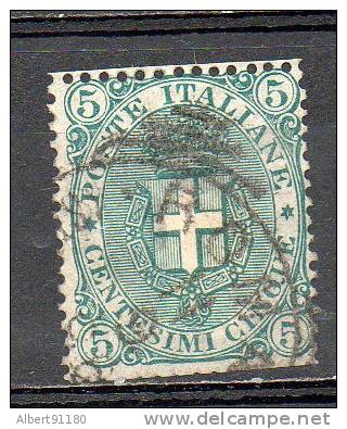 ITALIE 5c Vert 1891-97 N°57 - Oblitérés