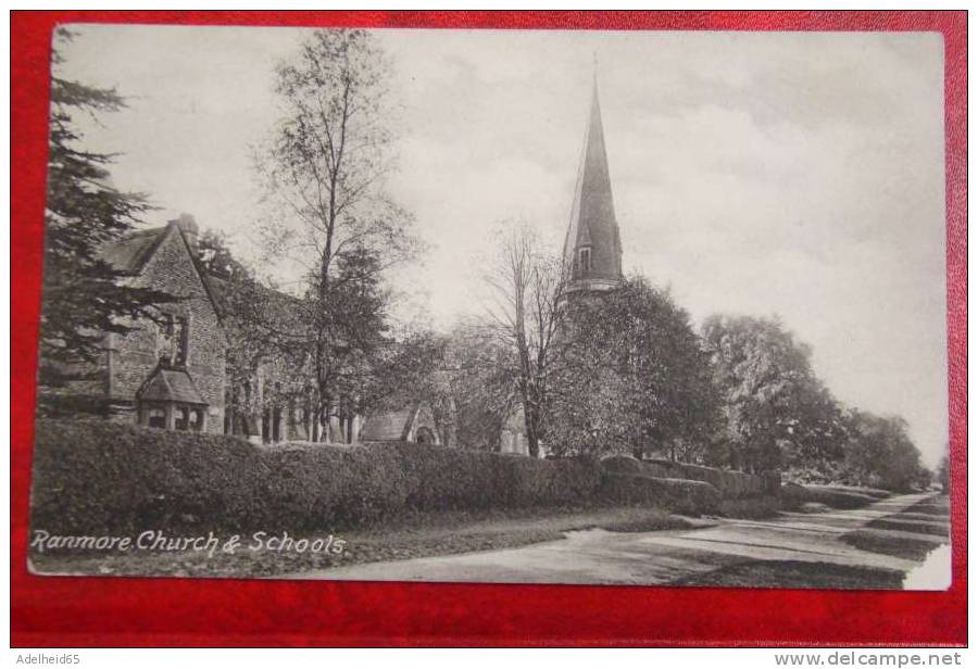 Ranmore Common Church And Schools Dorking Postmark 1906 - Surrey