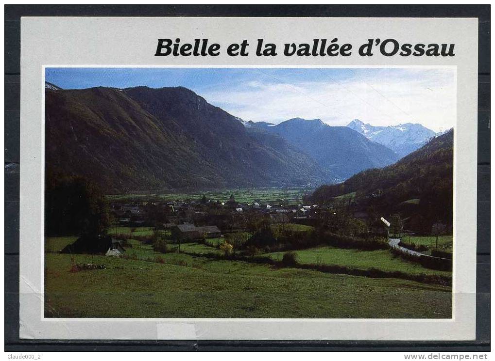 BIELLE Et La VALLEE D'OSSAU . Eglise Et Chateau De Castet .   Voir Recto - Verso    (E414) - Autres & Non Classés