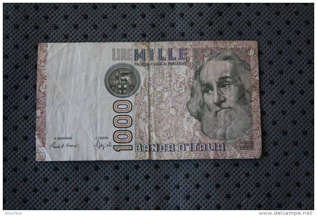 BILLET DE BANQUE DE LA BANK  BANCA ITALIA ITALIE   DE 1000 LIRE  THEME MARCO POLO  1982 - 1.000 Lire