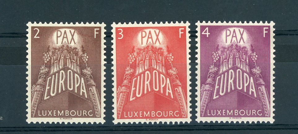 Luxembourg  :  Yv  531-33  * - Unused Stamps