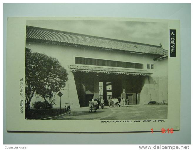 5406 JAPAN JAPON NIPPON  TAMON YAGURA CASTLE GATE    YEARS  1940  OTHERS IN MY STORE - Osaka