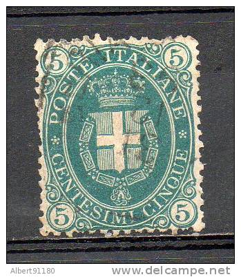 ITALIE 5c Vert 1889 N°40 - Used