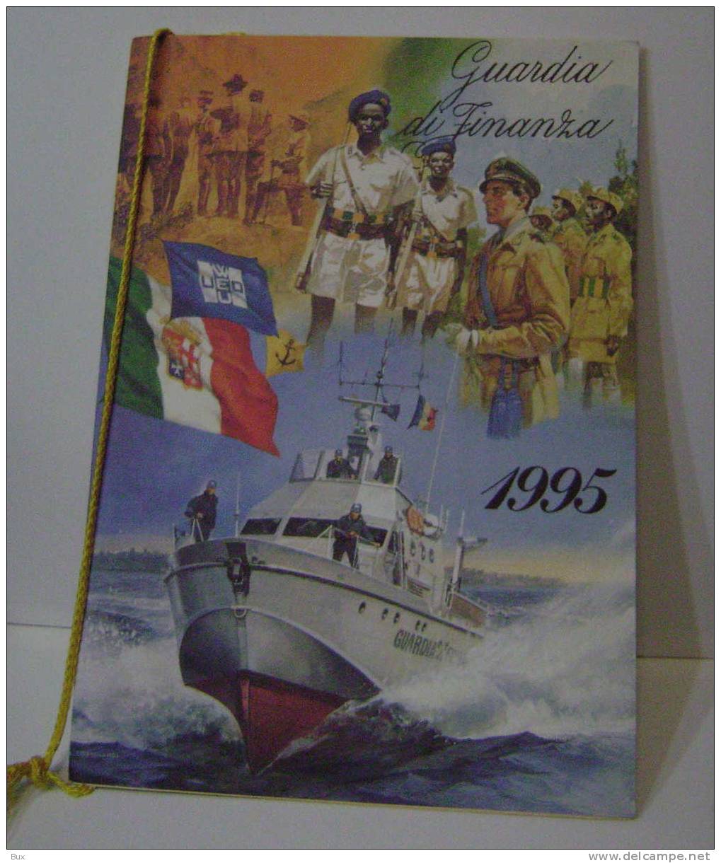 1995 CALENDARIO GUARDIA DI FINANZA  CON CORDELLINO OTTIME CONDIZIONI   Arch Scaff 0201010 - Tamaño Grande : 1991-00