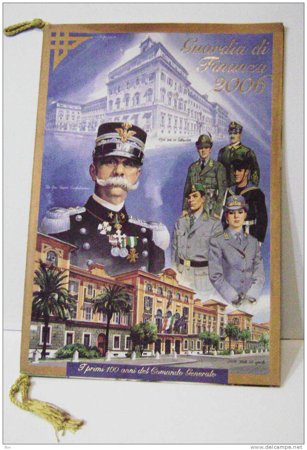 2006 CALENDARIO GUARDIA DI FINANZA  CON CORDELLINO OTTIME CONDIZIONI   Arch Scaff 0201010 - Big : 2001-...