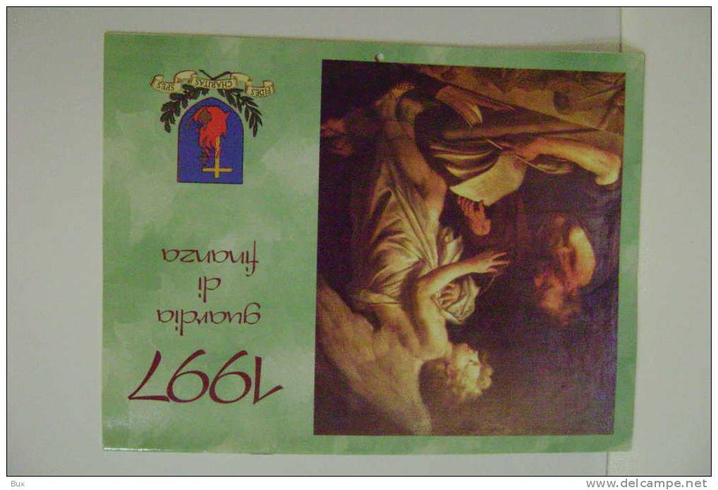 1997  CHARITAS  RELIGIONE  CALENDARIO GUARDIA DI FINANZA  OTTIME CONDIZIONI   Arch Scaff 0201010 - Big : 1991-00