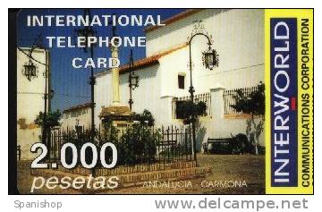 Spain Phonecard Prepaid CARMONA- Andalucia - Sevilla - Autres & Non Classés