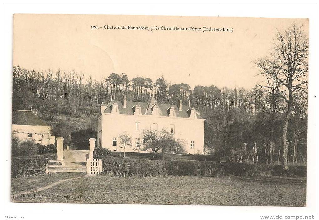 Chemillé-sur-Dème (37) : Château De Rennefort En 1916. - La Riche