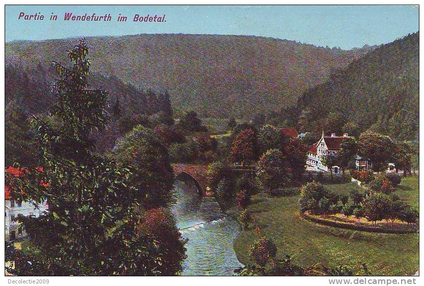 P228 Germany Hotel Pension Grasshof Wendeurth Bodetal Not Used 1911 Perfect Shape - Harzgerode