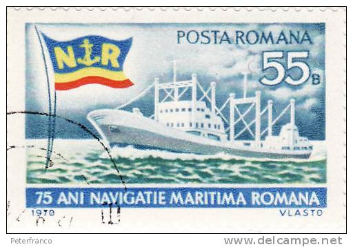 B - 1970 Romamia - Navi - Marittimi