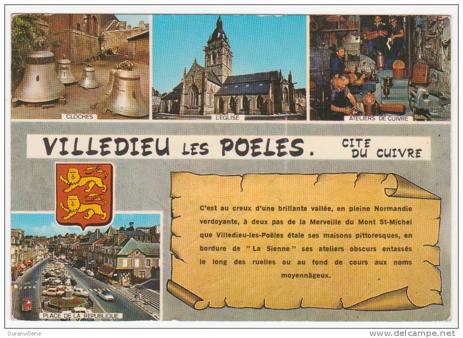50 VILLEDIEU-les-POELES - Multi-Vues Cachet "CORNILLE HAVARD" - Villedieu