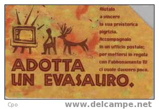 # ITALY 454 Rai - Adotta Un Evasauro (30.06.97) 10000   Tres Bon Etat - Other & Unclassified