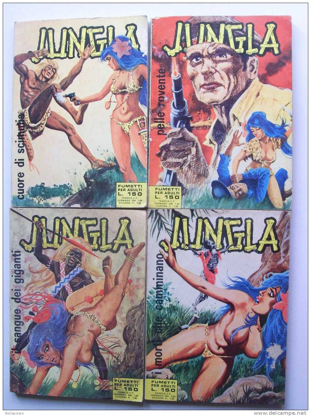 OCCASIONE: NUMERO UNO Di JUNGLA ORIGINALE ANNI 60 + Altri Otto Numeri - Classici 1930/50