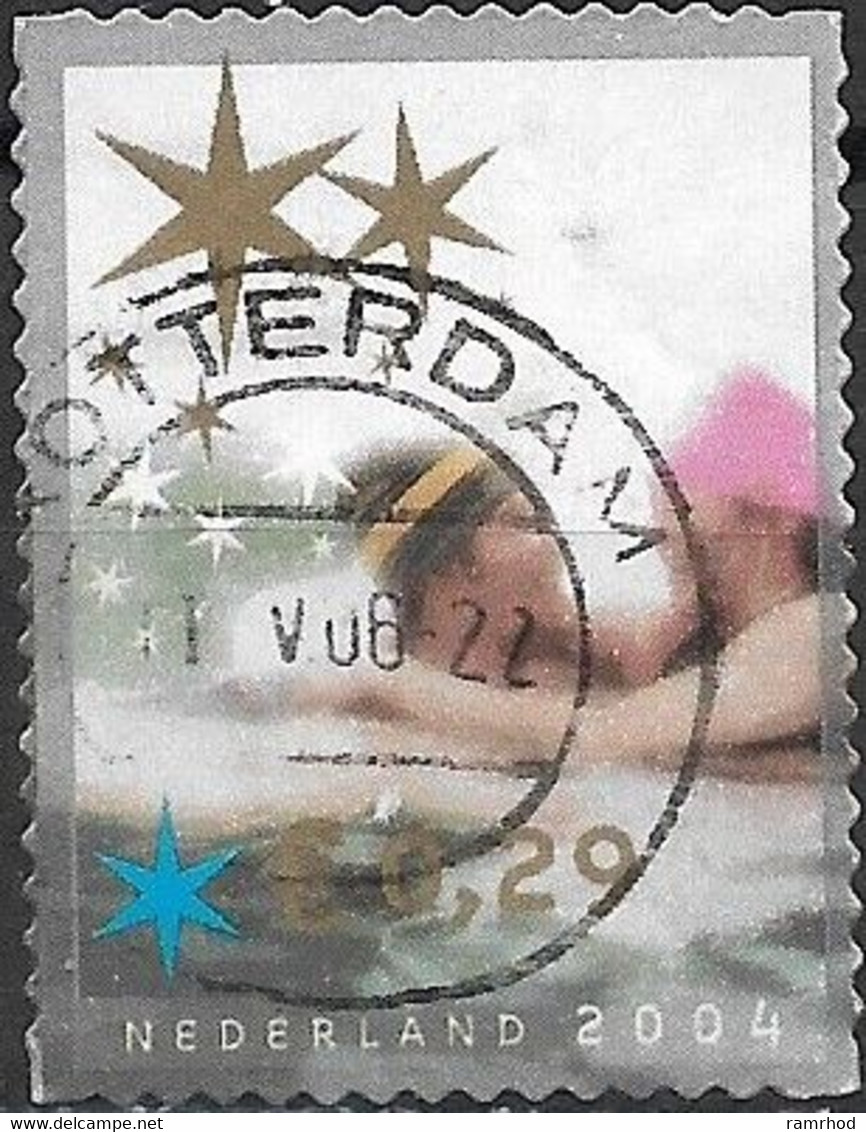 NETHERLANDS 2004 Christmas. Charity Stamps - 29c.+10c - Woman And Child (Artsen Zonder Grenzen) FU - Oblitérés