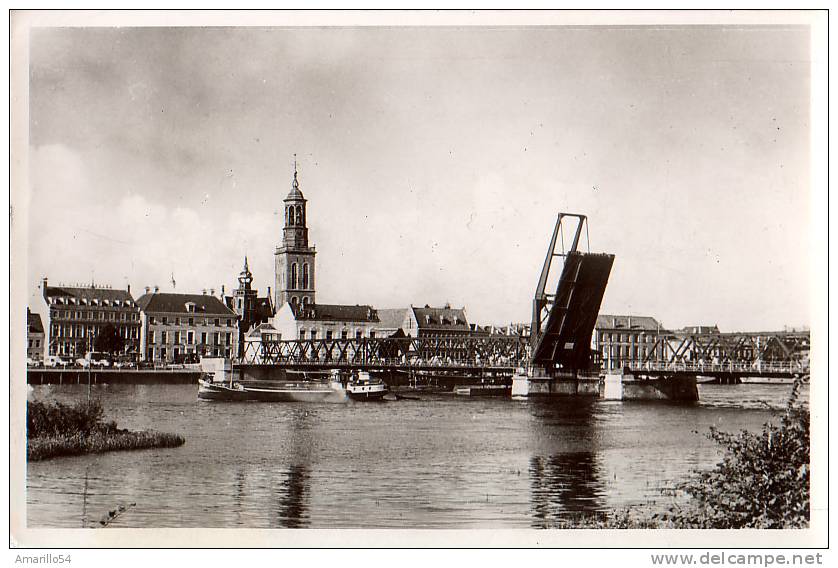 RAR Foto AK Kampen - Ijselbrug Bridge Brücke Um 1950 - Kampen