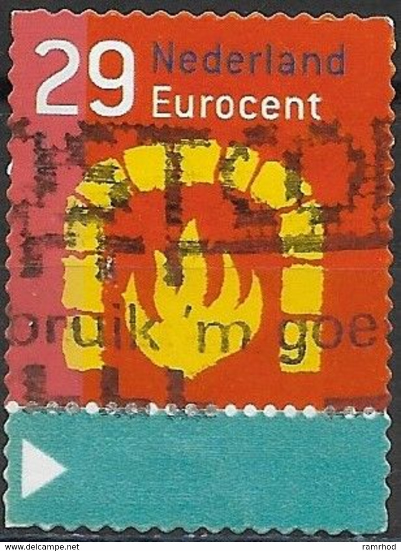 NETHERLANDS 2003 Christmas - 29c - Fireplace And Fire FU - Used Stamps