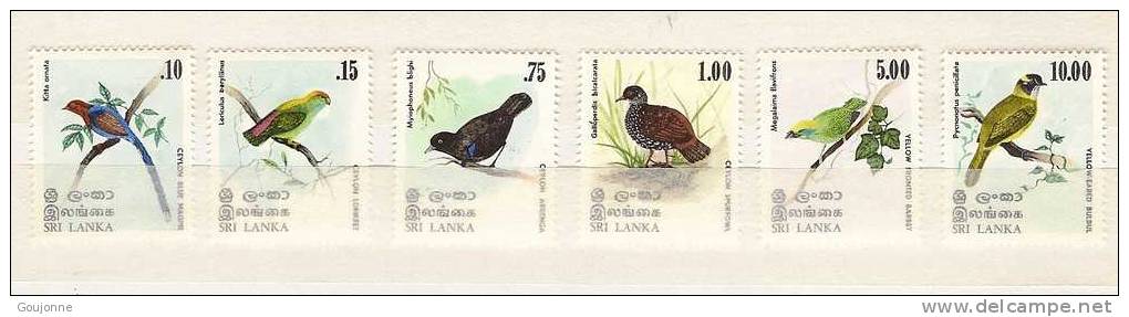 SRI LANKA   Oiseaux Du Sri Lanka  526 531** - Colibris