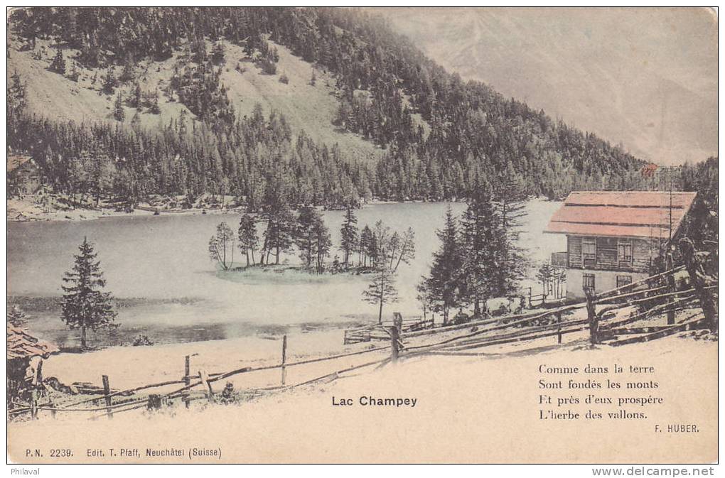 LAC CHAMPEY - Vers 1905 - Autres & Non Classés