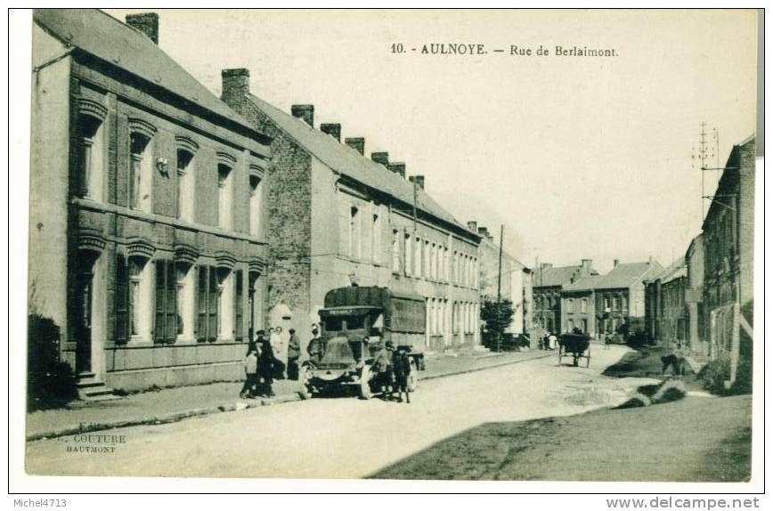 AULNOYE       RUE DE BERLAIMONT - Aulnoye