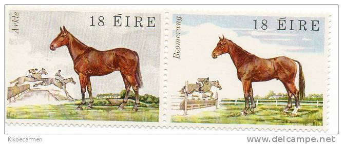 EIRE IRLANDA IRELAND 1981 HORSE Cavallo Mnh** ZOO Fauna Animal 2stamps - Unused Stamps
