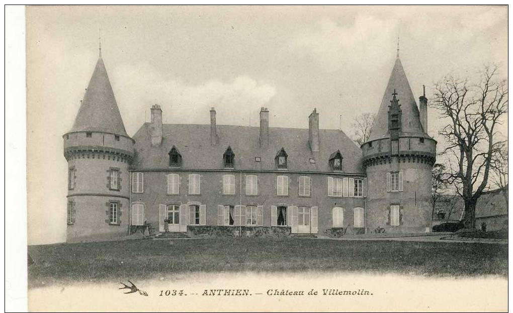 ANTHIEN -- Chateau De Villemolin - Autres & Non Classés