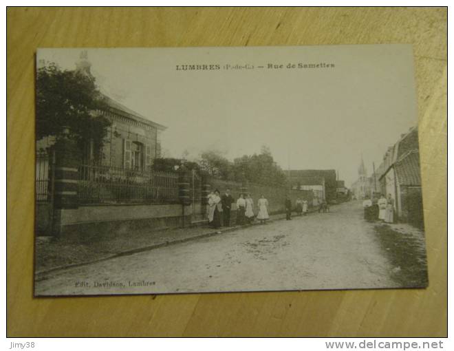 LUMBRES-RUE DES SAMETTES-ANIMEE-CODE 101 - Lumbres