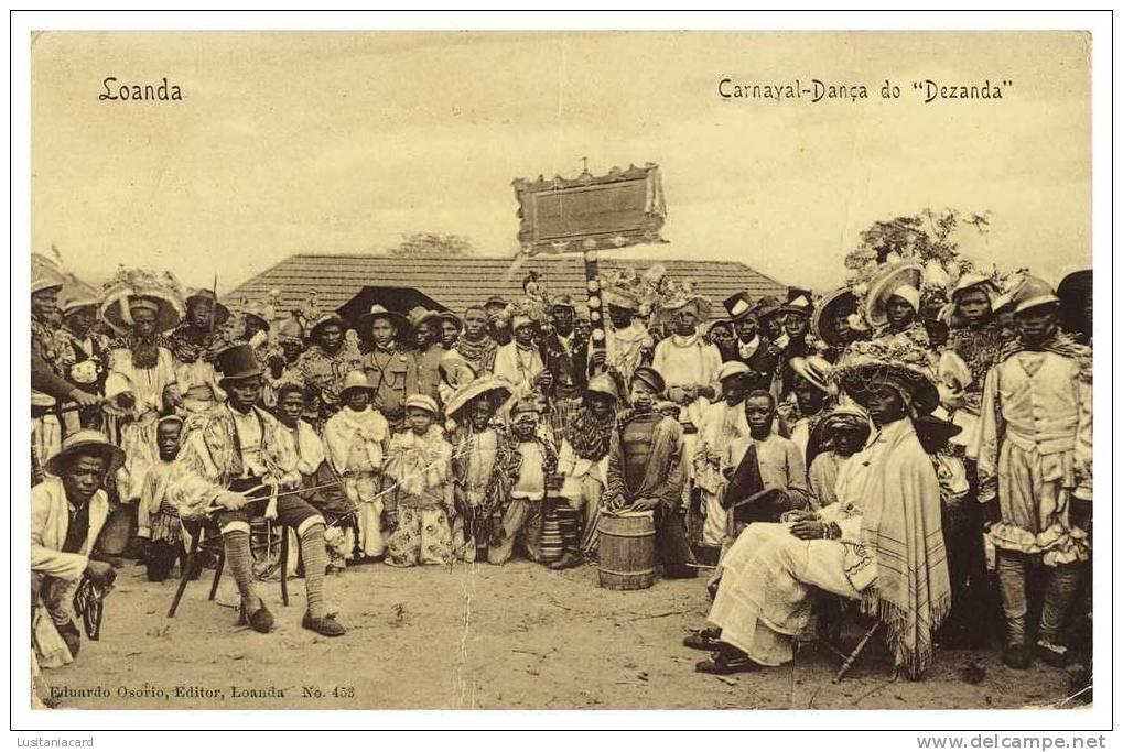 ANGOLA - LUANDA - CARNAVAL - Dança Do "Dezanda" Carte Postale - Angola