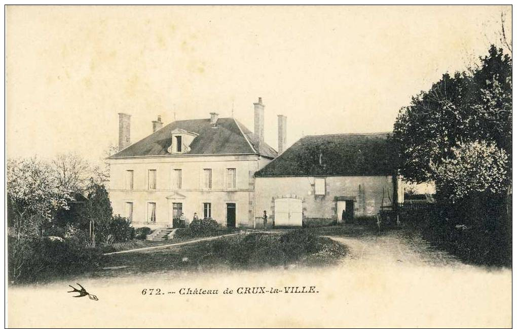 Chateau  De  CRUX-LA-VILLE - Autres & Non Classés