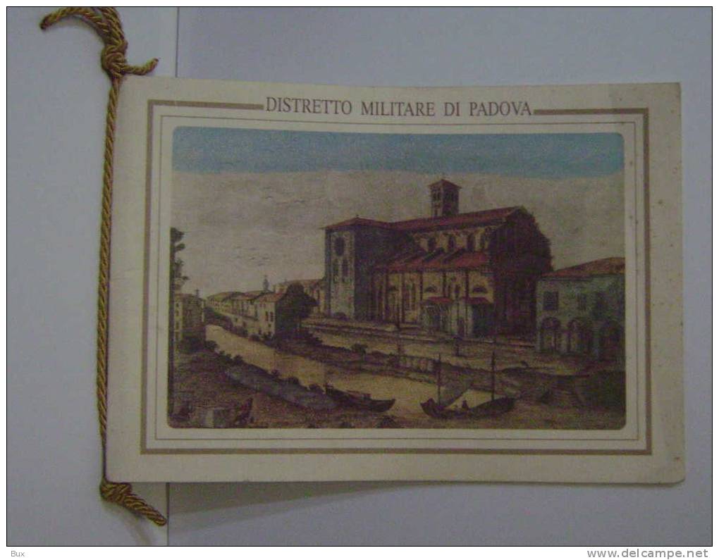 1991 CALENDARIO DISTRETTO MILITARE PADOVA CON CORDELLINO OTTIME CONDIZIONI   Arch Scaff 0201010 - Tamaño Grande : 1991-00