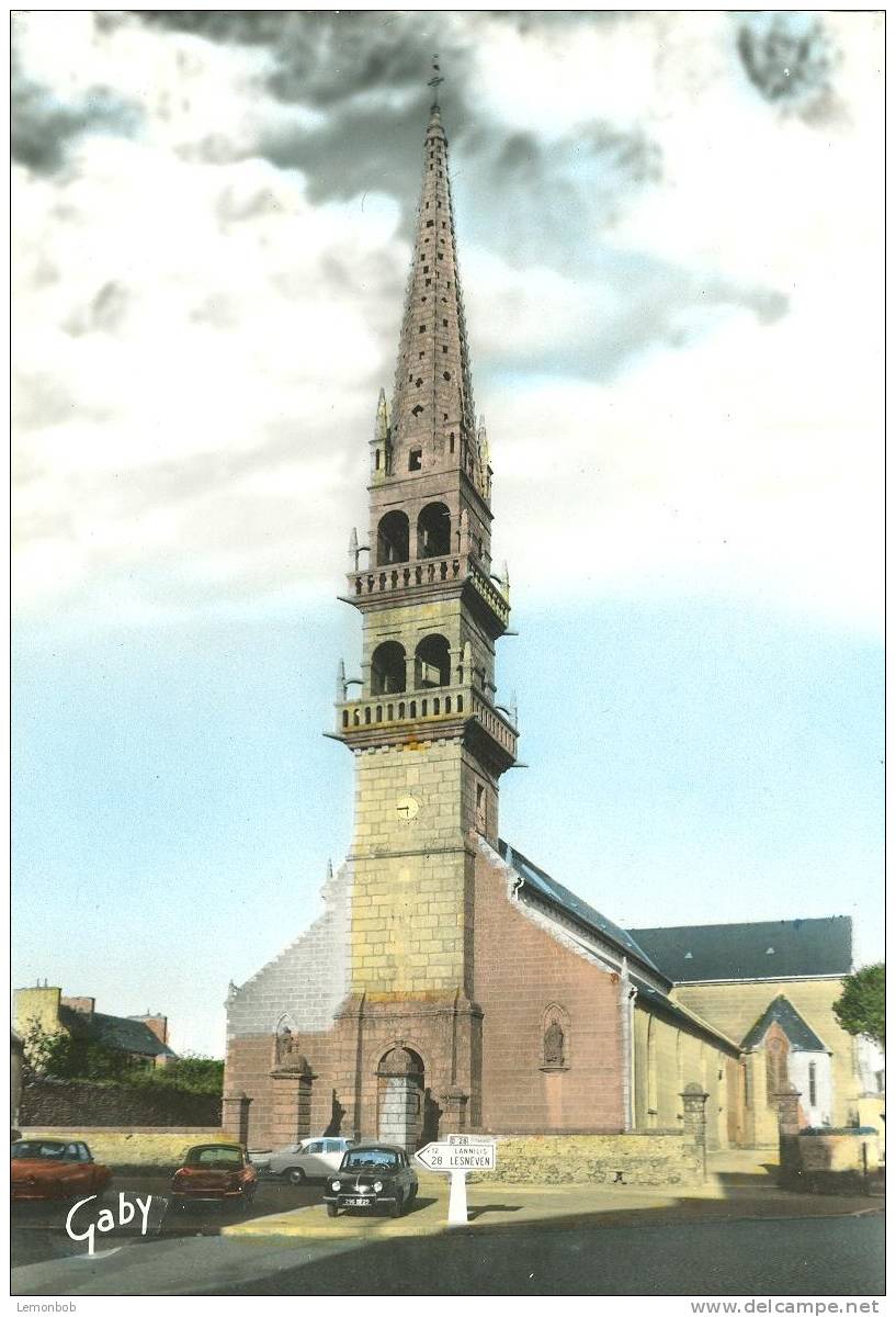 France - Ploudalmezeau - L'Eglise 1960s Postcard [P1237] - Ploudalmézeau