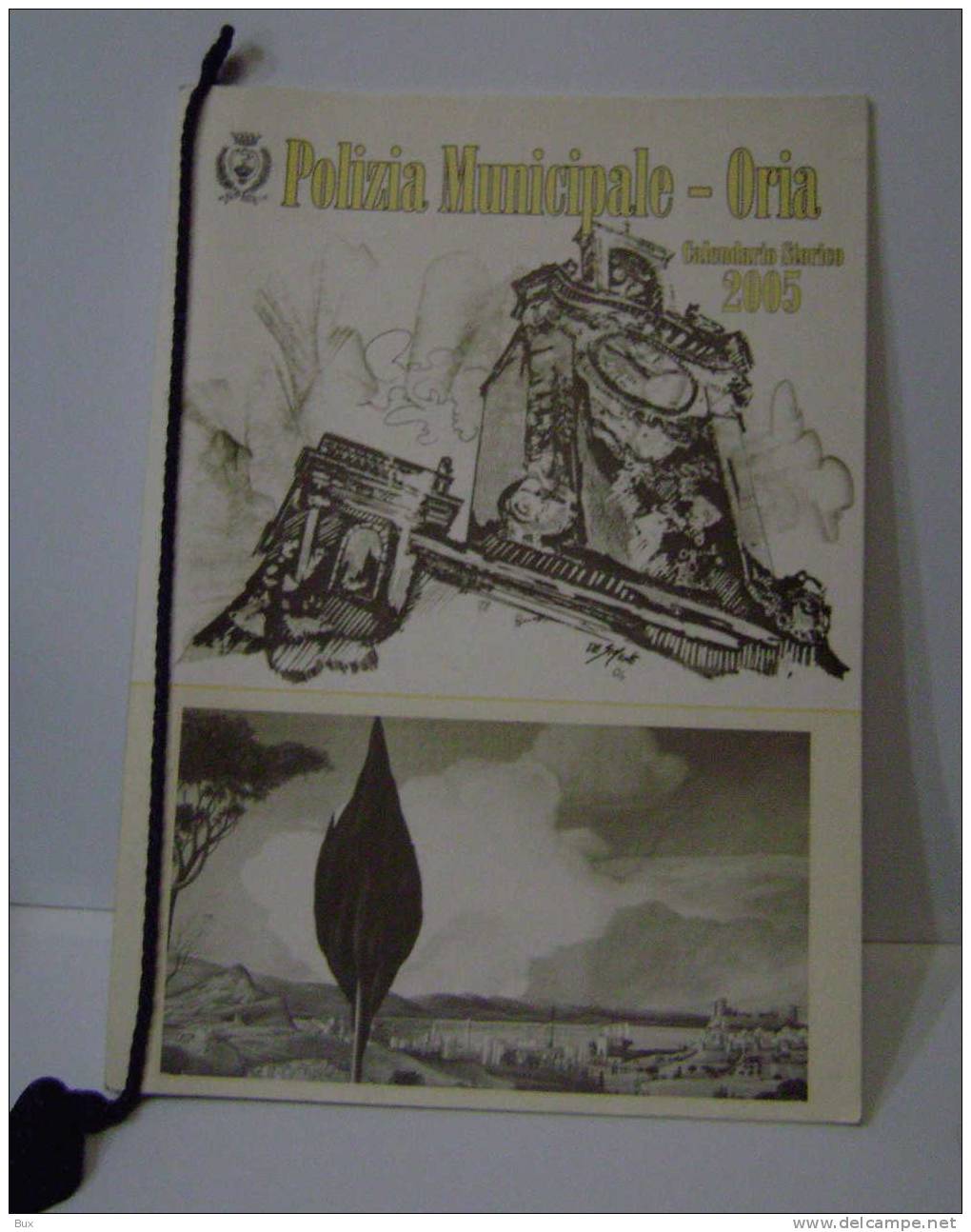 2005 POLIZIA MUNICIPALE ORIA BRINDISI  CON CORDELLINO OTTIME CONDIZIONI   Arch Scaff 0201010 - Tamaño Grande : 2001-...