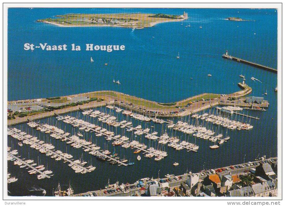 50 SAINT VAAST La HOUGUE - Vue Aérienne Du Port De Plaisance - Saint Vaast La Hougue