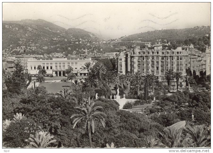 Nice - Le Casino Municipal - Les Jardins Et L Hotel Albert 1er Circulé En 1952-TBE - Casinos