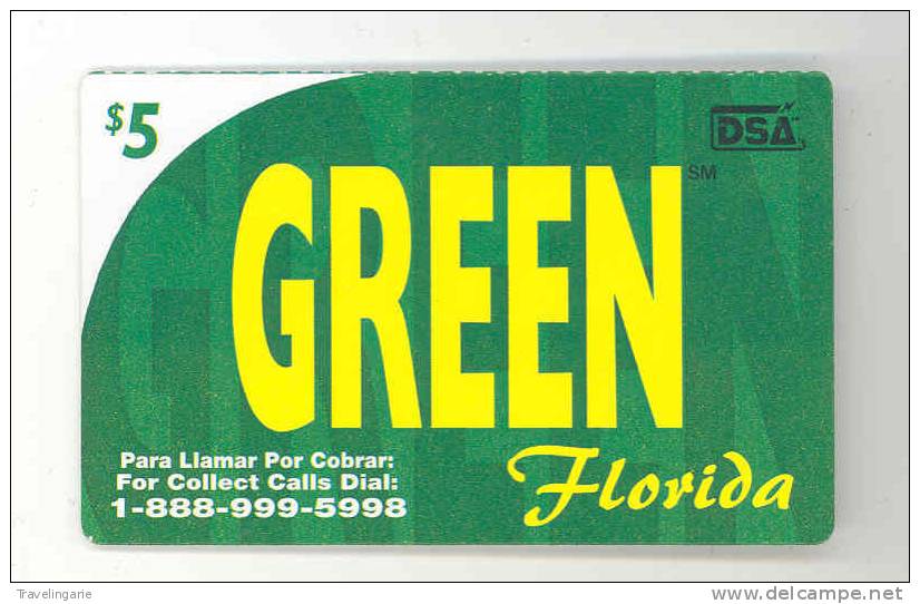 GREEN FLORIDA $5 Used - Autres & Non Classés