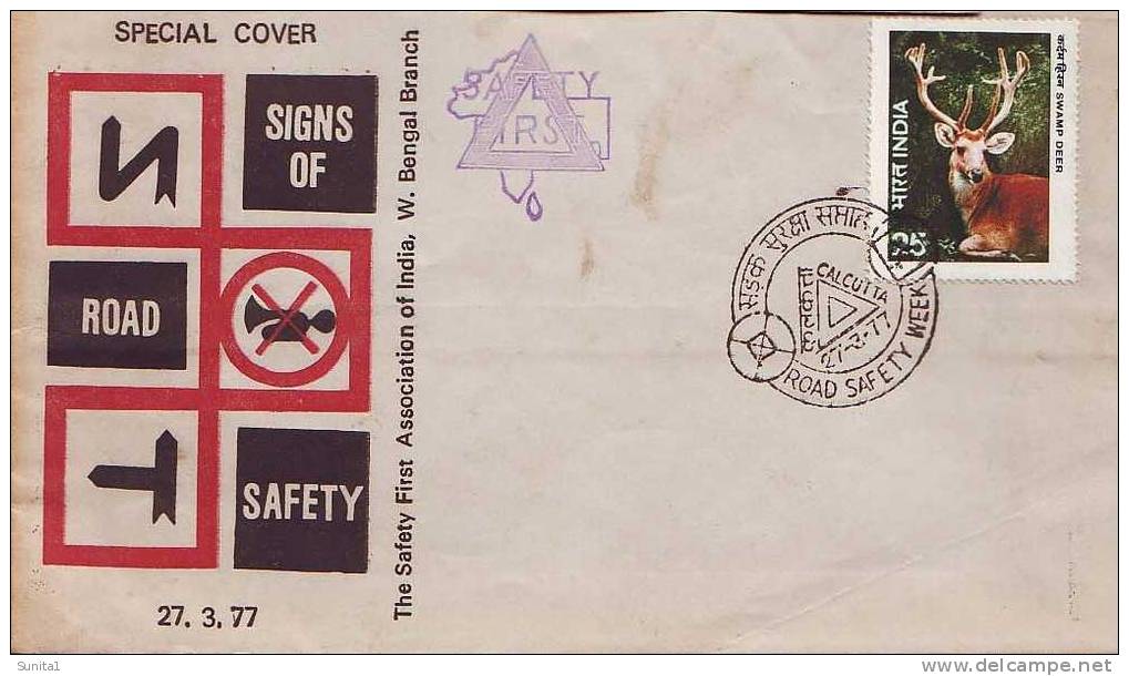 Road Safety Sign, Accident, School, India, Pictorial Postmark, Transport - Accidentes Y Seguridad Vial